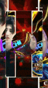 a cb7s logo is displayed on a screen
