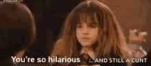 Hermione Harry Potter GIF - Hermione Harry Potter Youre So Hilarious GIFs