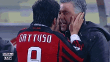 Ancelotti Gattuso GIF - Ancelotti Gattuso Rino Gattuso GIFs