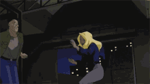 Black Canary'S Moves - Justice League GIF - Justice League Black Canary Fight GIFs