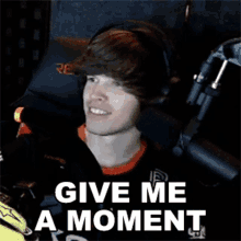 Give Me A Moment Casey Kirwan GIF - Give Me A Moment Casey Kirwan Give Me A Second GIFs