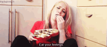 Jenna Marbles GIF - Emotions Eat Your Feelings GIFs