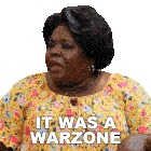 It Was A Warzone Ella Payne Sticker - It Was A Warzone Ella Payne House Of Payne Stickers