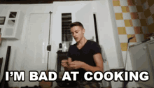 Im Bad At Cooking Damon Dominique GIF - Im Bad At Cooking Damon Dominique Im Not Good At Cooking GIFs