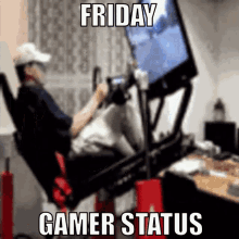 friday gamer gaming status game time
