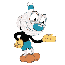 make face mugman the cuphead show silly face surprised