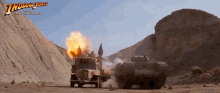 Explosion Indiana Jones And The Last Crusade GIF - Explosion Indiana Jones And The Last Crusade Boom GIFs
