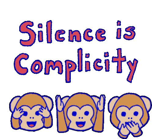 Complicity Racism Sticker - Complicity Complicit Racism Stickers