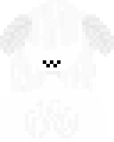 it looks like a pixel art of a cloud with a checkered pattern .
