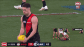a fox live broadcast of a soccer game between collingwood and car