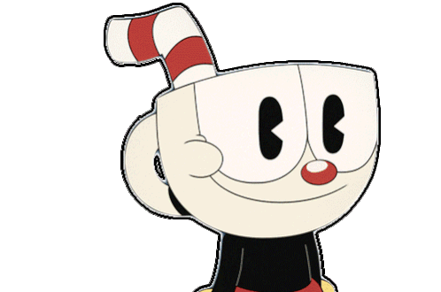 Let Me Think Cuphead Sticker - Let Me Think Cuphead The Cuphead Show Stickers