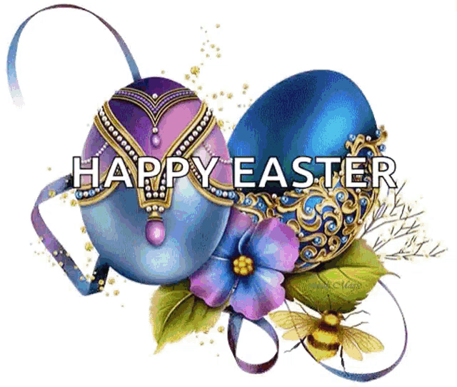 H Happy Easter Eastr Eggs GIF - H Happy Easter Eastr Eggs Sparkles -  Discover & Share GIFs