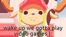 Wake Up We Have To Play Games Chopper GIF