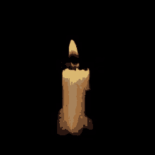 candle light flame darkness