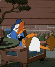 Laughing Donald Duck GIF