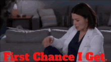 Greys Anatomy Amelia Shepherd GIF - Greys Anatomy Amelia Shepherd First Chance I Get GIFs