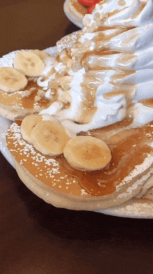 Banana Pancakes Dessert GIF