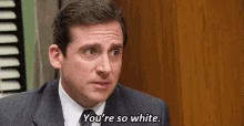 Youre So White Steve Carrell GIF - Youre So White Steve Carrell The Office GIFs