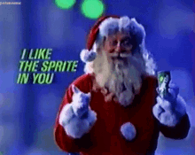I Like The Sprite In You Sprite GIF - I Like The Sprite In You Sprite Santa GIFs