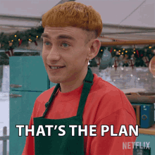 Thats The Plan Olly Alexander GIF - Thats The Plan Olly Alexander The Great British Baking Show Holidays GIFs