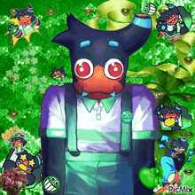 a picture of a cartoon character with the word picmix in the bottom right corner