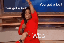 Wbc Oprah GIF - Wbc Oprah You Get A Belt GIFs