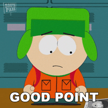 Good Point Kyle Broflovski GIF - Good Point Kyle Broflovski South Park Cupid Ye GIFs