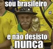 Sou Brasileiro E Não Desisto Nunca / Orgulho Brasileiro / Copa Do Mundo / Taça GIF