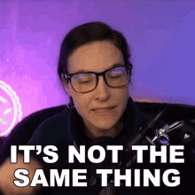 Its Not The Same Thing Cristine Raquel Rotenberg GIF - Its Not The Same Thing Cristine Raquel Rotenberg Simply Nailogical GIFs