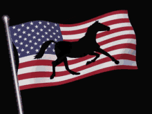Horse Flag Usa Flag GIF - Horse Flag Usa Flag Us Flag GIFs