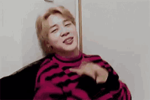Jimin Touched GIF - Jimin Touched In Love GIFs