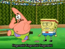 Spongebob Patrick GIF - Spongebob Patrick Fingernails GIFs
