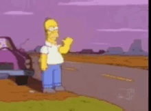 Waving Hello Darkness GIF - Waving Hello Darkness Homer Simpson GIFs