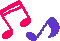 a pixel art drawing of a pair of socks and a pair of headphones .