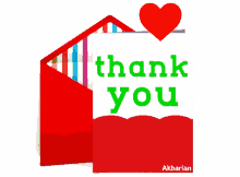 animated greeting card thank you