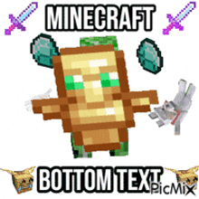 Minecraft Totem Bottom GIF - Minecraft Totem Bottom Text GIFs