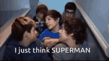 Louis Tomlinson Superman GIF - Louis Tomlinson Superman One Direction GIFs
