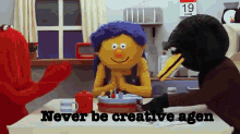 Never Be Creative Agen GIF - Dont Hug Me Im Scared GIFs