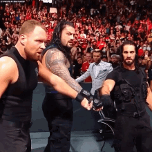 The Shield Roman Reigns GIF - The Shield Roman Reigns Seth Rollins GIFs