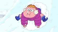 Snowball To The Face Clarence Wendle GIF - Snowball To The Face Clarence Wendle Clarence GIFs