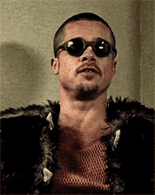 Shades The First Rule Of Fight Club GIF - Shades The First Rule Of Fight Club Whatever You Say GIFs
