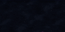 a robot is flying through a blue space with a pink light coming out of it 's mouth .