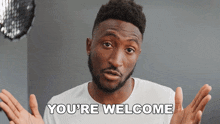 You'Re Welcome Marques Brownlee GIF - You'Re Welcome Marques Brownlee Don'T Mention It GIFs