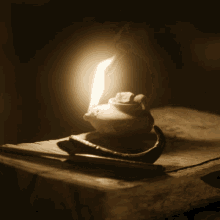 the chosen lamp fire praying bright