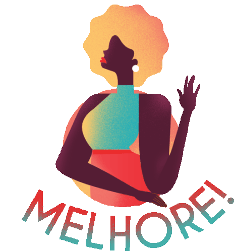 Black Woman Says Improve Yourself In Portuguese Sticker - Proudly Me Melhore Improve Stickers