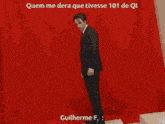 a pixelated image of a man with the words " quem me dera que tivesse 101 de qi "