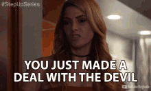 You Just Made A Deal With A Devil Warn GIF - You Just Made A Deal With A Devil Warn Notify GIFs