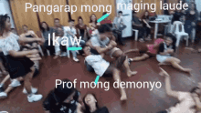 Prof Mong Demonyo School Fight GIF