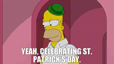 simpsons st patricks day youtube videos