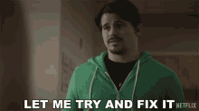 Let Me Try And Fix It Pat Rollins GIF - Let Me Try And Fix It Pat Rollins Raising Dion GIFs